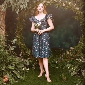 Hill House Ava Dress in Moody Floral